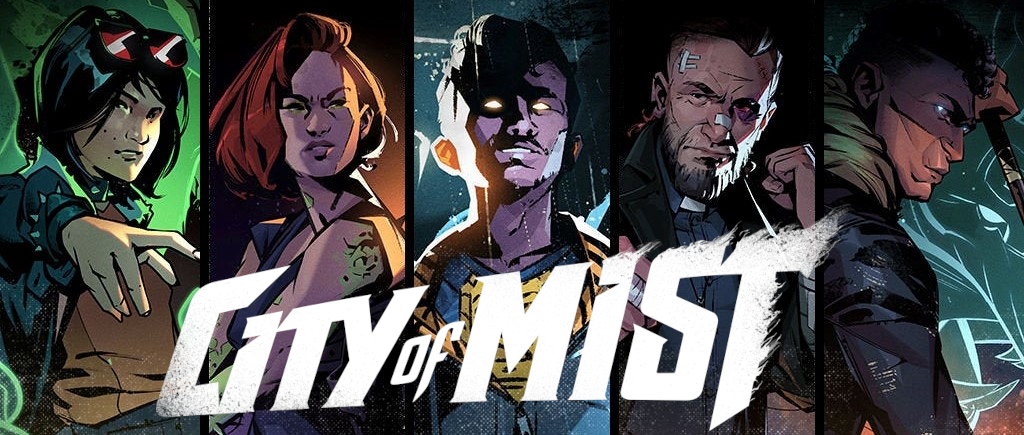 CITY OF MIST – Les Personnages